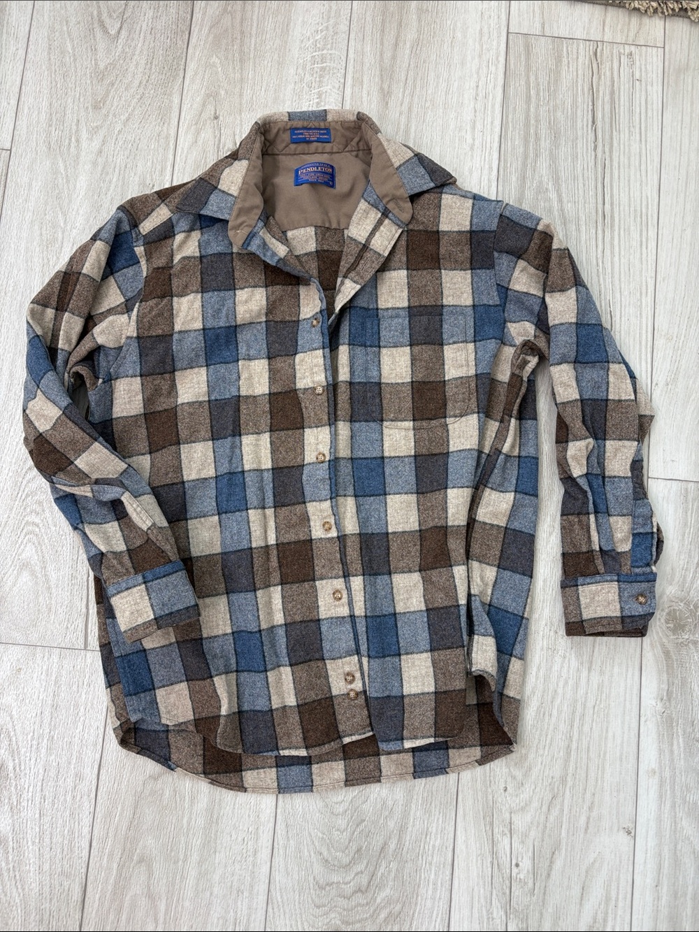 Pendleton wool plaid button shirt